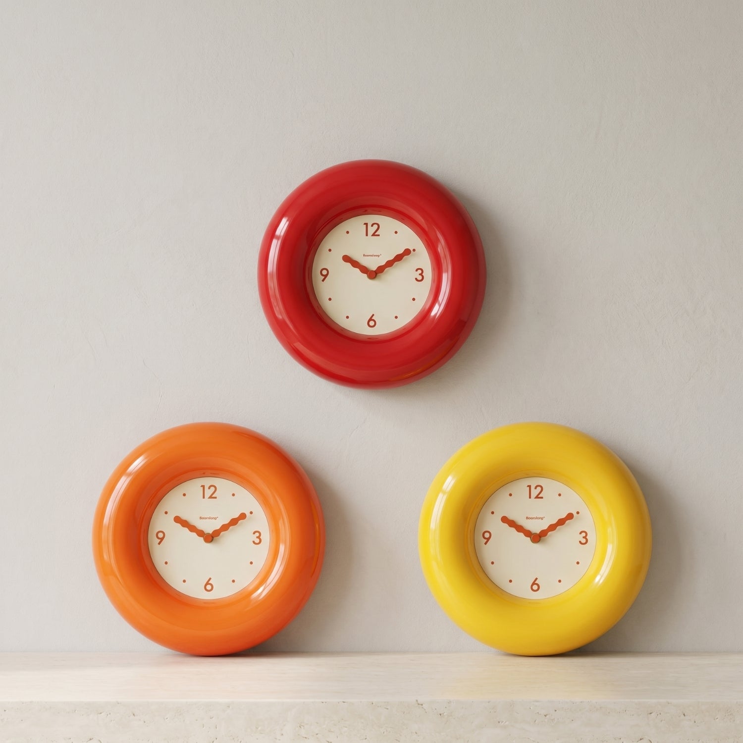 Orologio Bagel – Orologio da parete retrò lucido