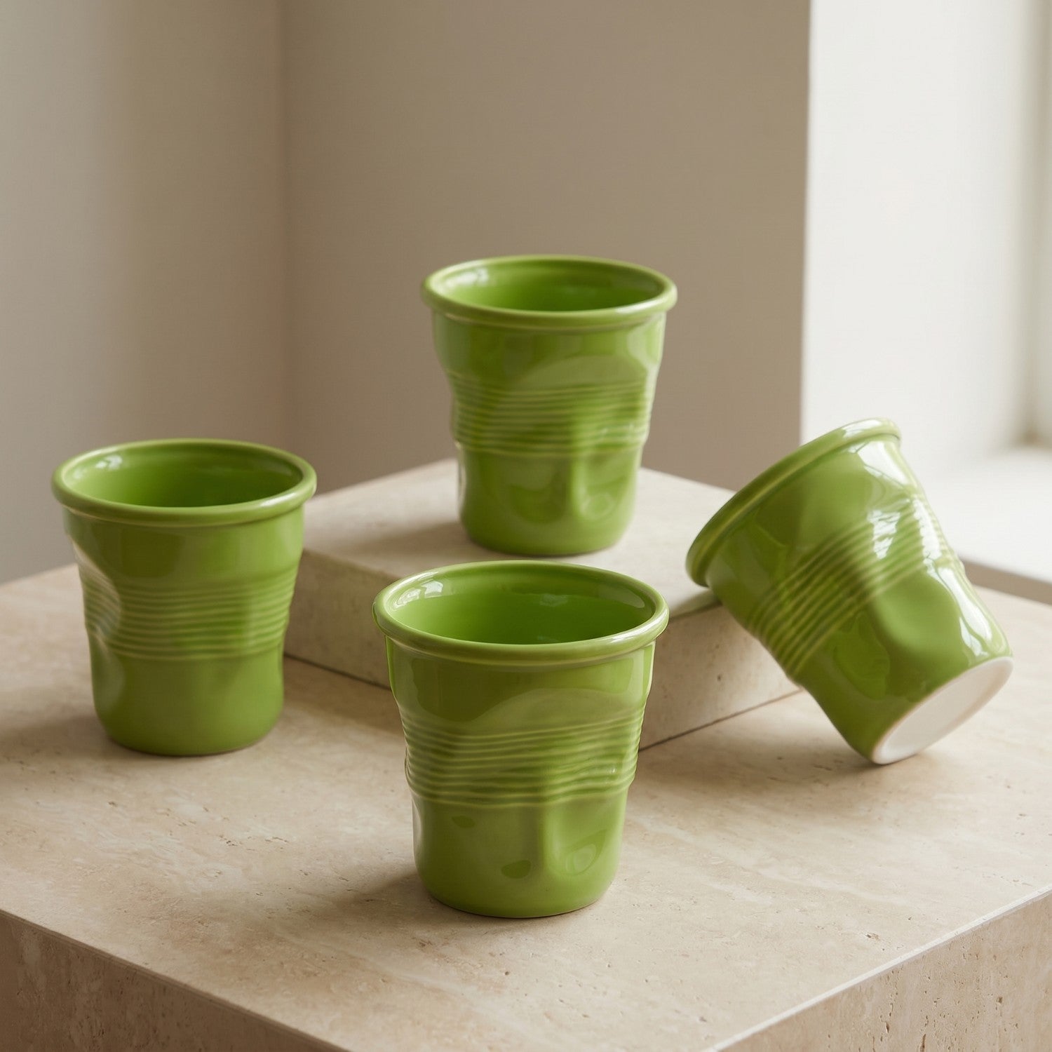 Taza de cerámica triturada de 370 ml/12 oz