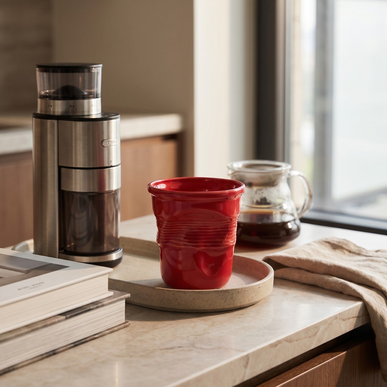 Taza de cerámica triturada de 370 ml/12 oz