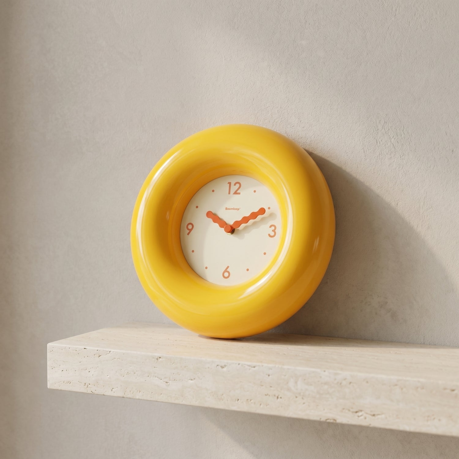 Orologio Bagel – Orologio da parete retrò lucido