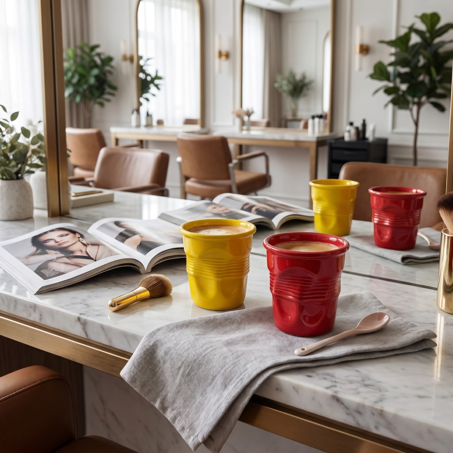 Taza de cerámica triturada de 370 ml/12 oz