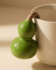 Fruit Handle Ceramic Mug — red colorway
