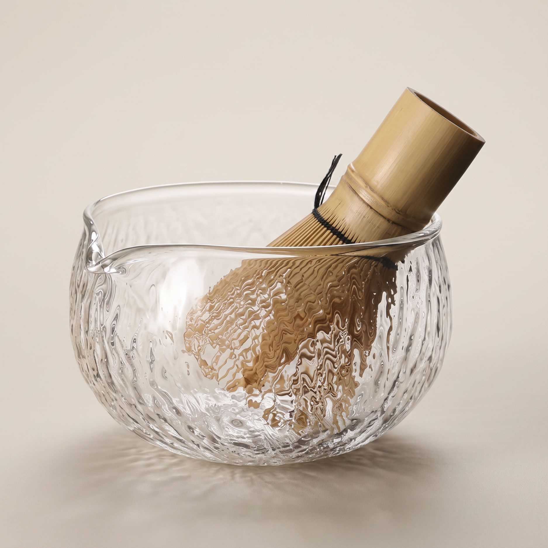 Matcha-Zeremonie-Set aus Glas