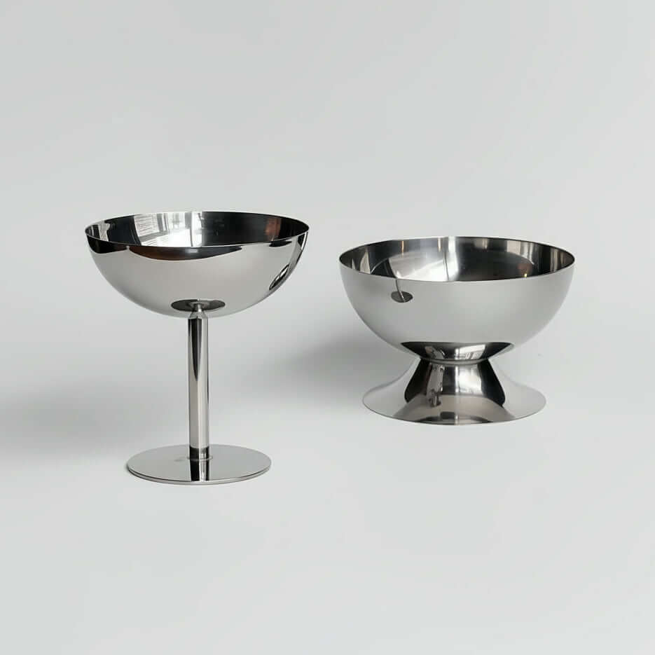 Minimalism Stainless Steel Ice Cream Cup Short