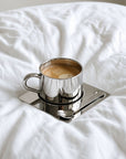 Venice Mirror Cup mit Untertasse &amp; Löffel