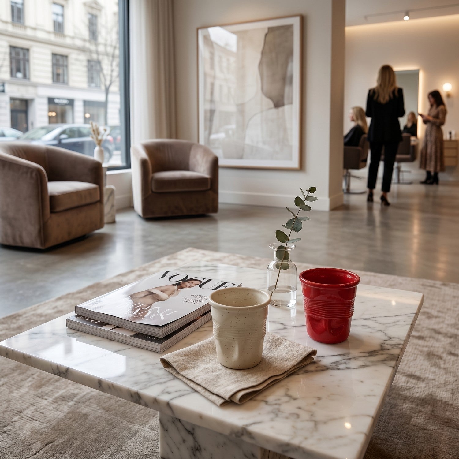 Taza de cerámica triturada de 370 ml/12 oz