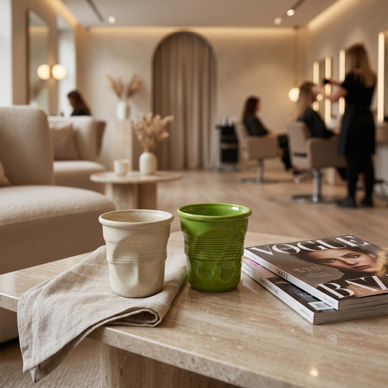 Taza de cerámica triturada de 370 ml/12 oz