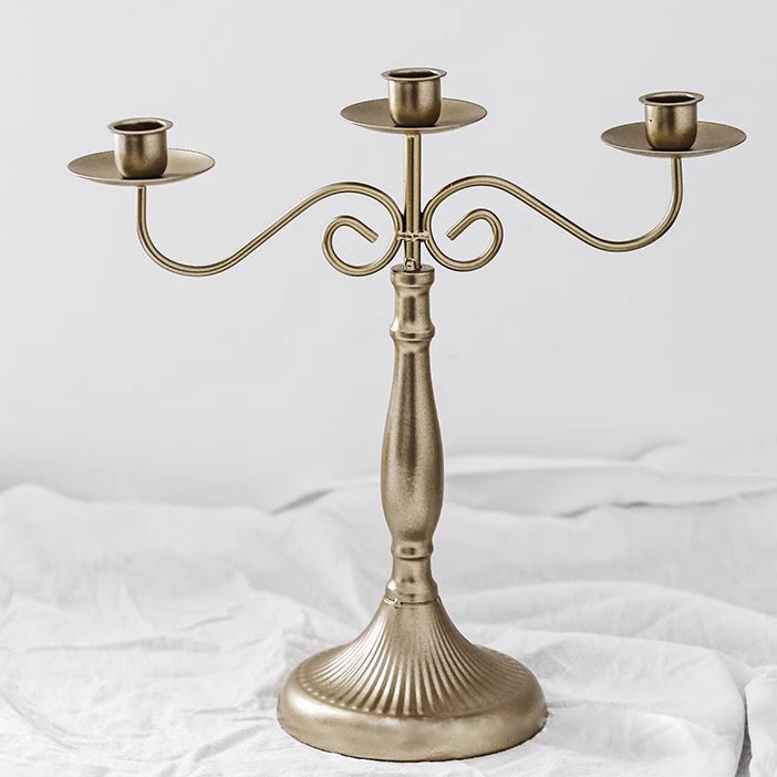 Retro French Dinner Candlestick