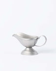 Vintage INOX stainless steel sauce pot with chic design, 200ml capacity, made in Japan, ideal for versatile kitchen use.