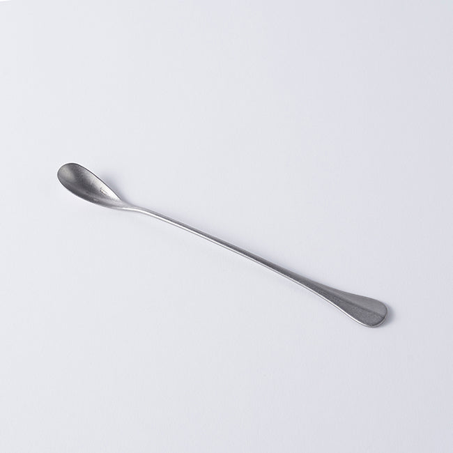 Vintage INOX Baguette Classic Series stainless steel cutlery spoon on a white background, featuring a timeless and elegant design.