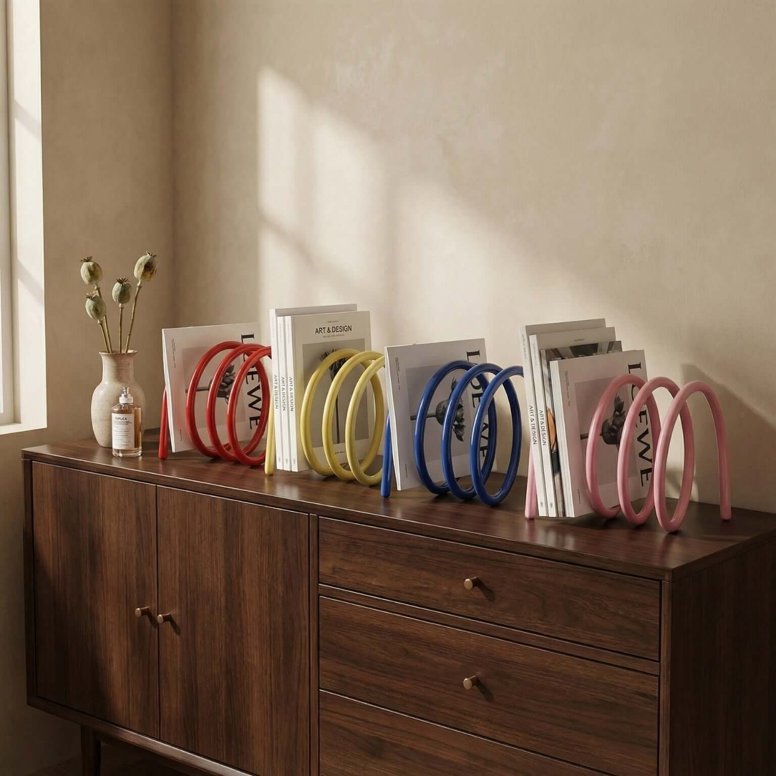 Porta libri a spirale