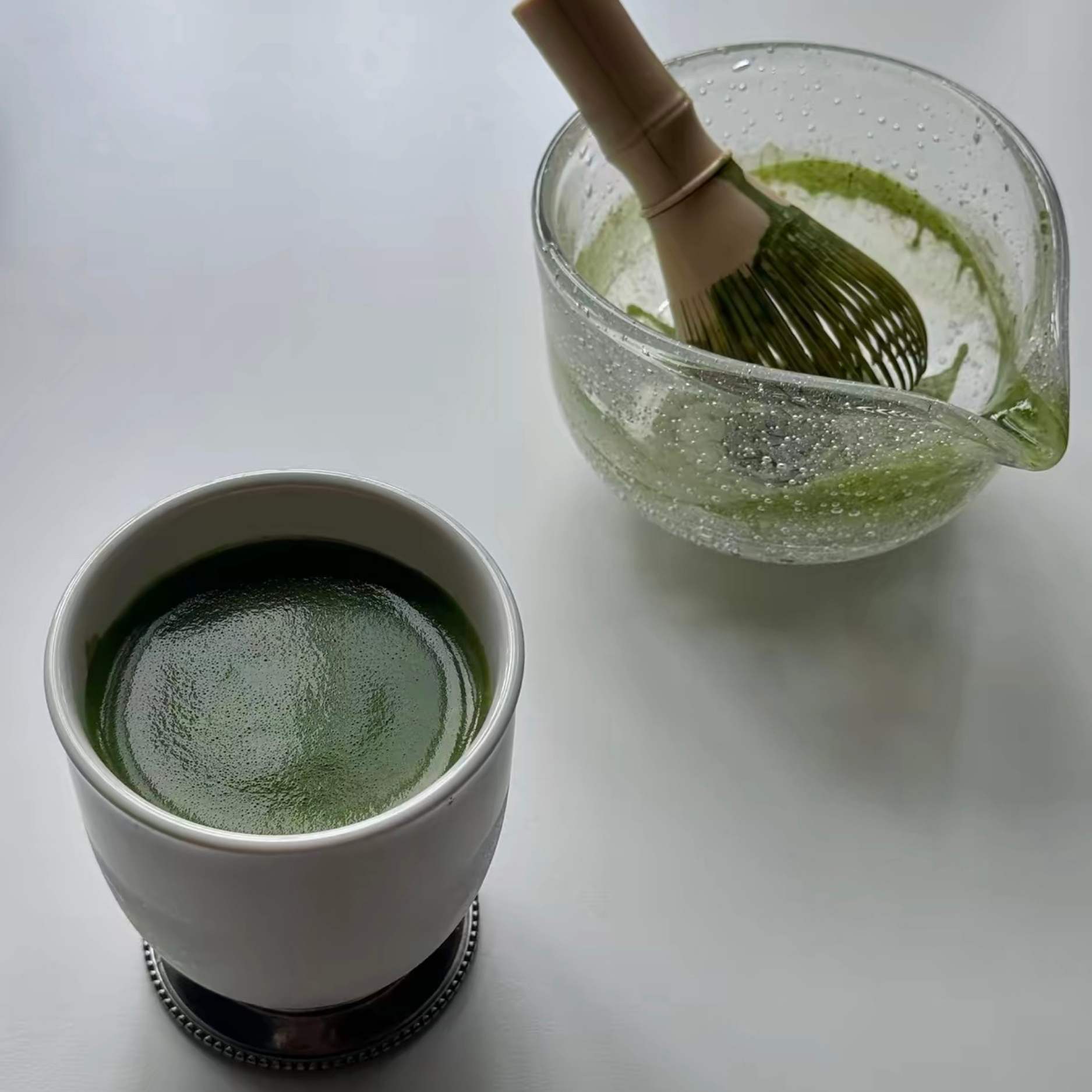 카스미 유리 말차 볼