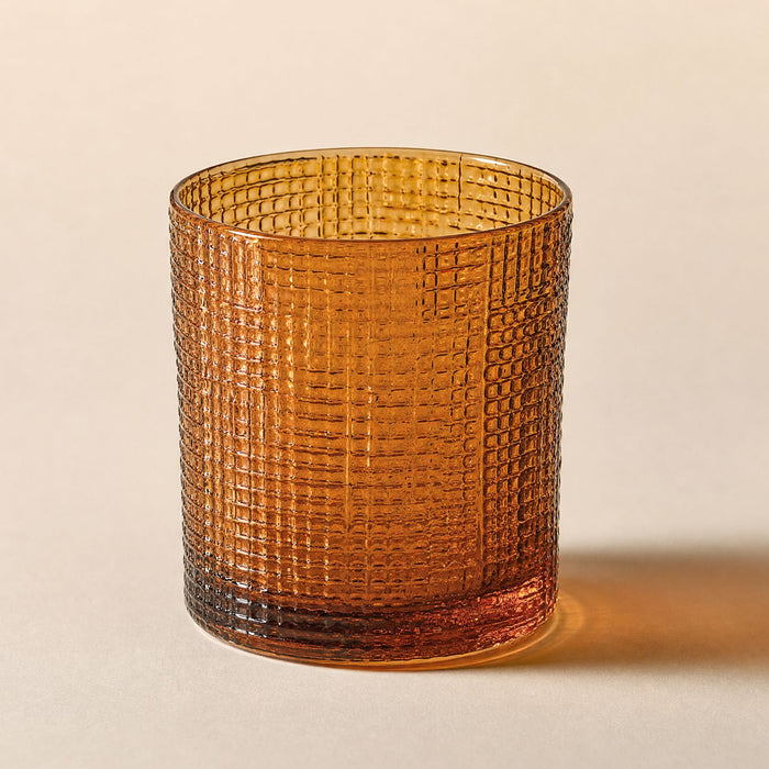 Amber Lustre textured glass