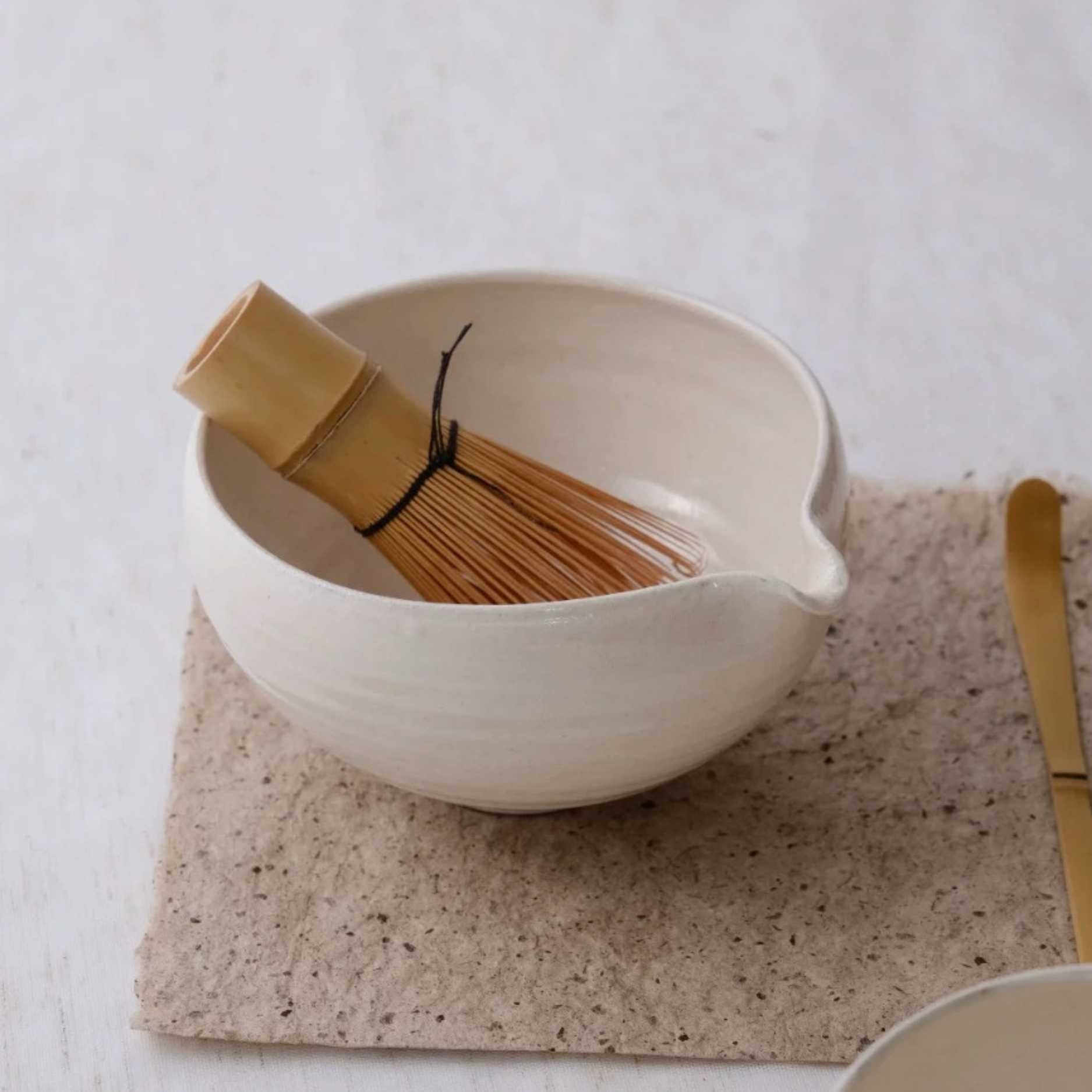 Wabi-Sabi Matcha Pouring Bowl