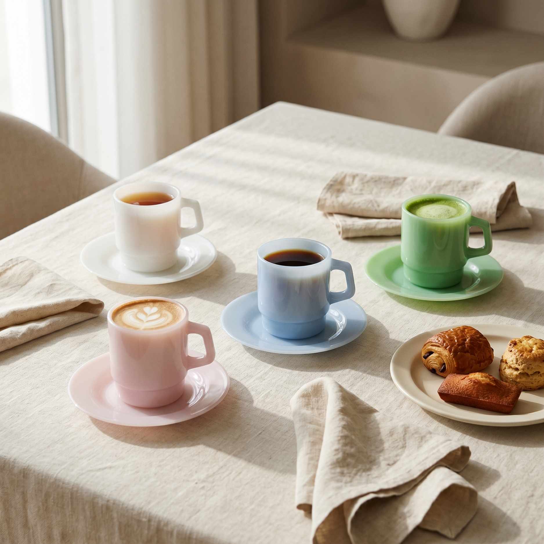 Pastel Muse Mug &amp; Saucer Set