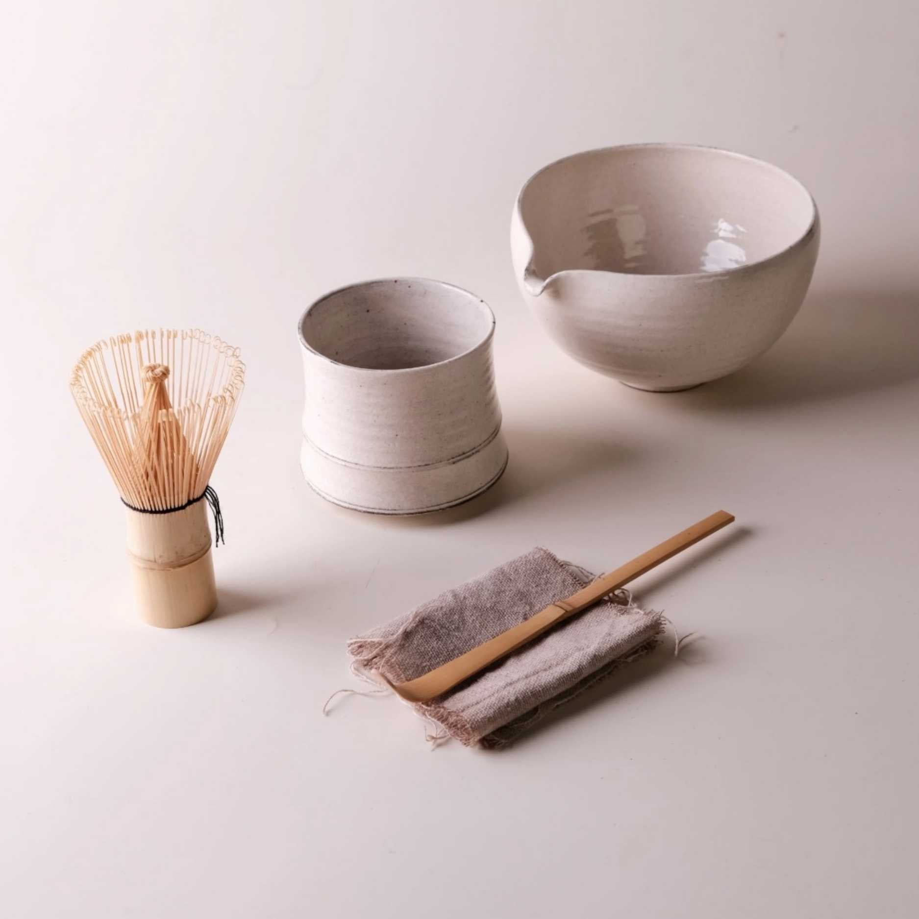 Wabi-Sabi Matcha Pouring Bowl