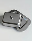 Stainless Steel Butter Dish with Lid