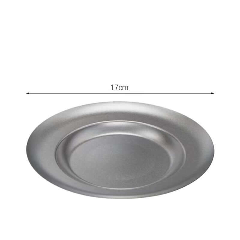 Artisan Pasta Plate – Brushed Stainless Steel