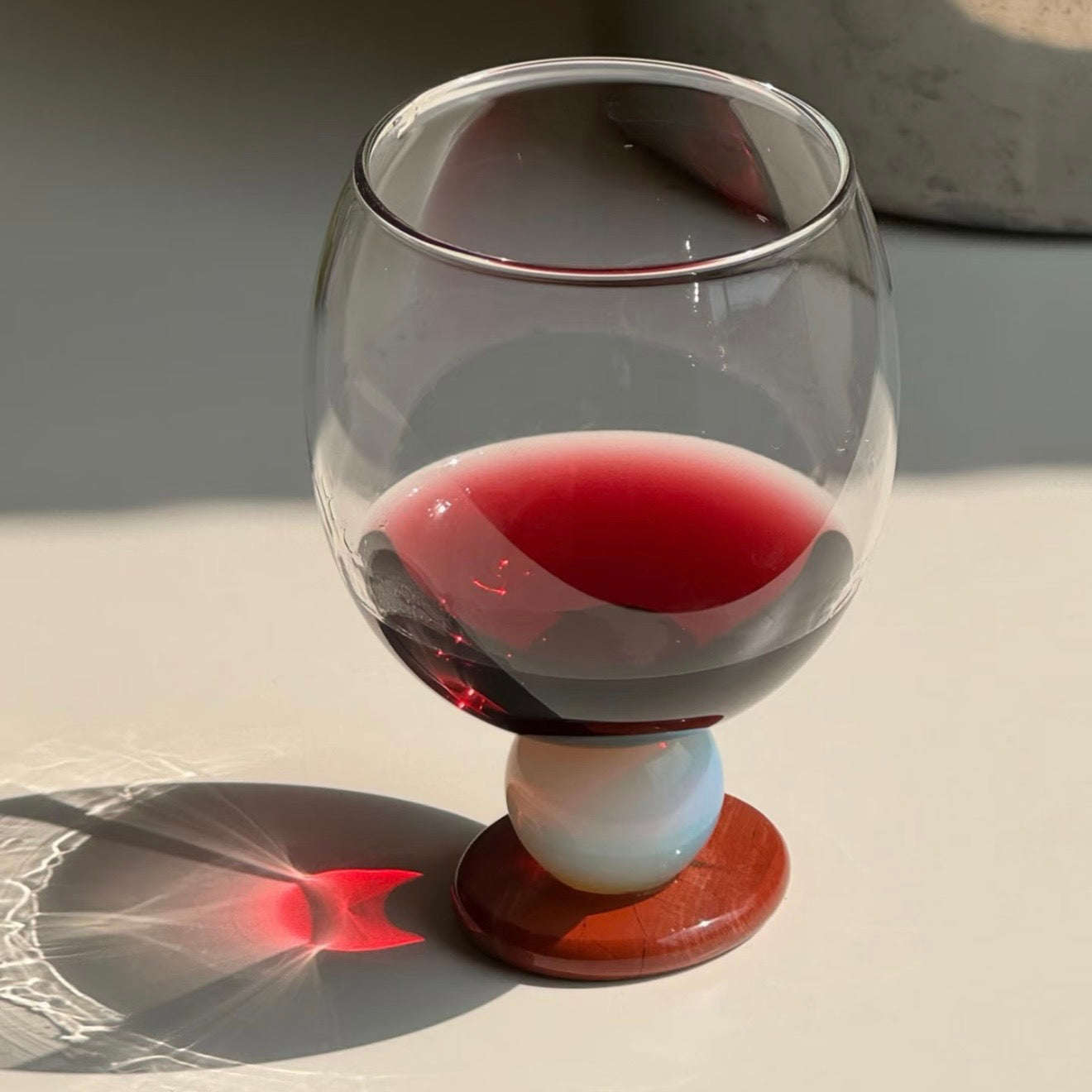 Solstice Edelstein-Glasbecher