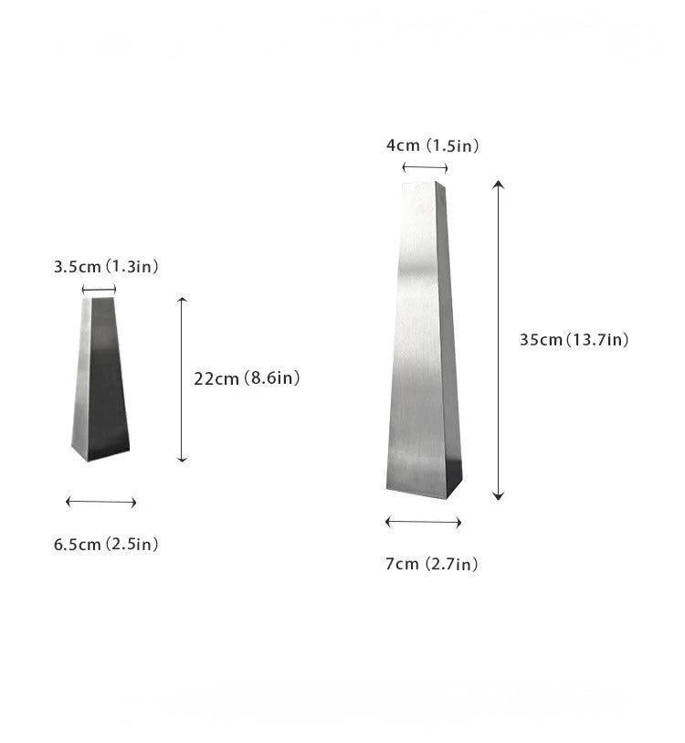 Arco Stainless Steel Vase