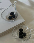Liora mundgeblasene Schöpfschale aus Glas