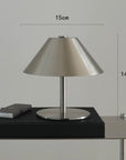 Atelier Halo Lamp dimensions: 15 cm wide, 14 cm high