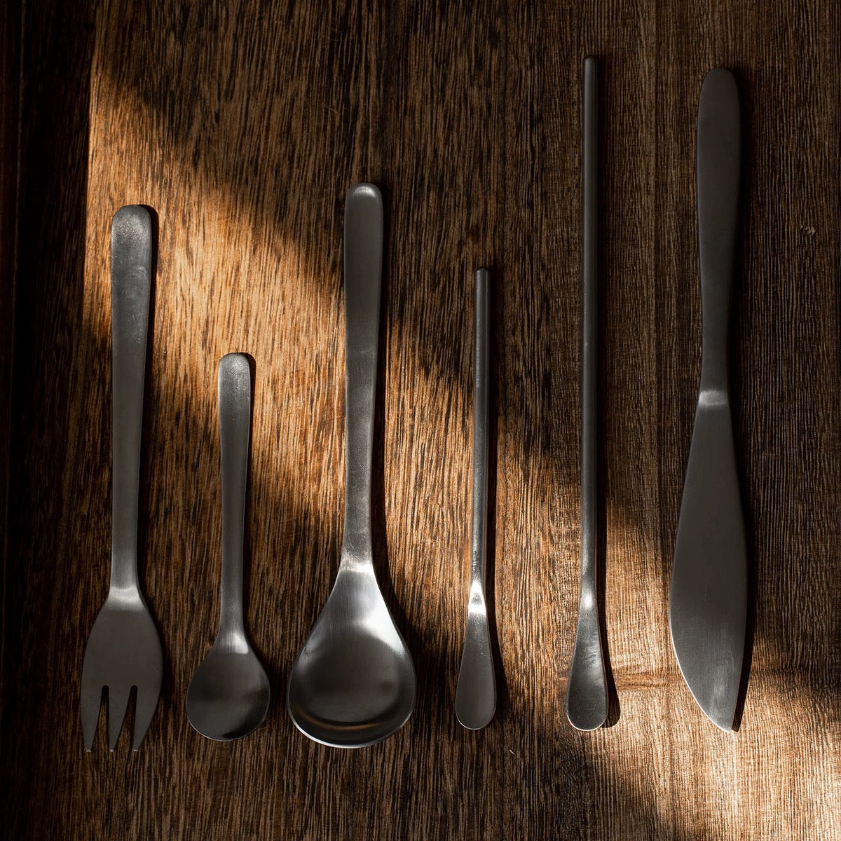 Japanese Retro Stainless Steel Cutlery Set