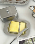 Stainless Steel Butter Dish with Lid