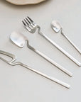 Minimalist Stainless Steel Flatware Set - Set of two