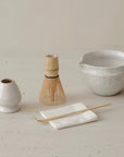 Hand-Glazed Matcha Ritual Set in Light Veil Gray