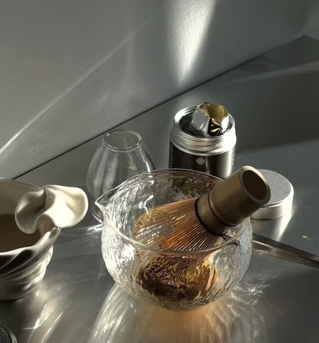 Matcha-Zeremonie-Set aus Glas