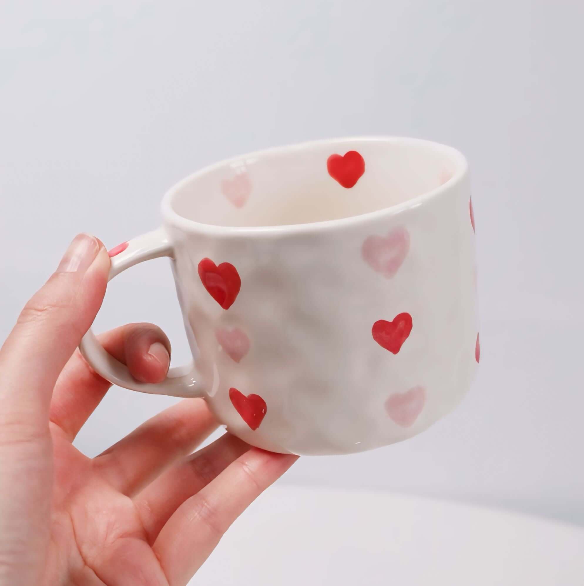 Hand-Painted Love Mug - 300ml Coffee Cup – LoveÉcru