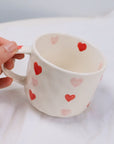 Tazza da caffè Love dipinta a mano
