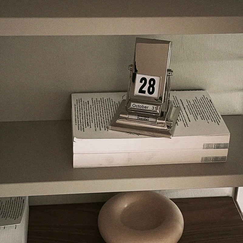 Timeless Rotating Desk Date Keeper by LoveÉcru | LoveÉcru