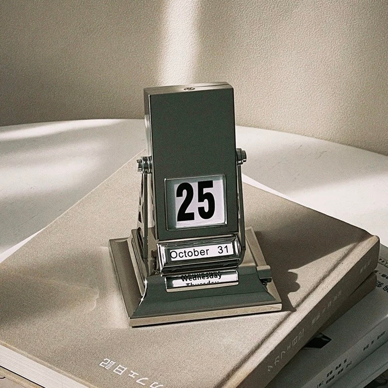 Timeless Rotating Desk Date Keeper by LoveÉcru | LoveÉcru