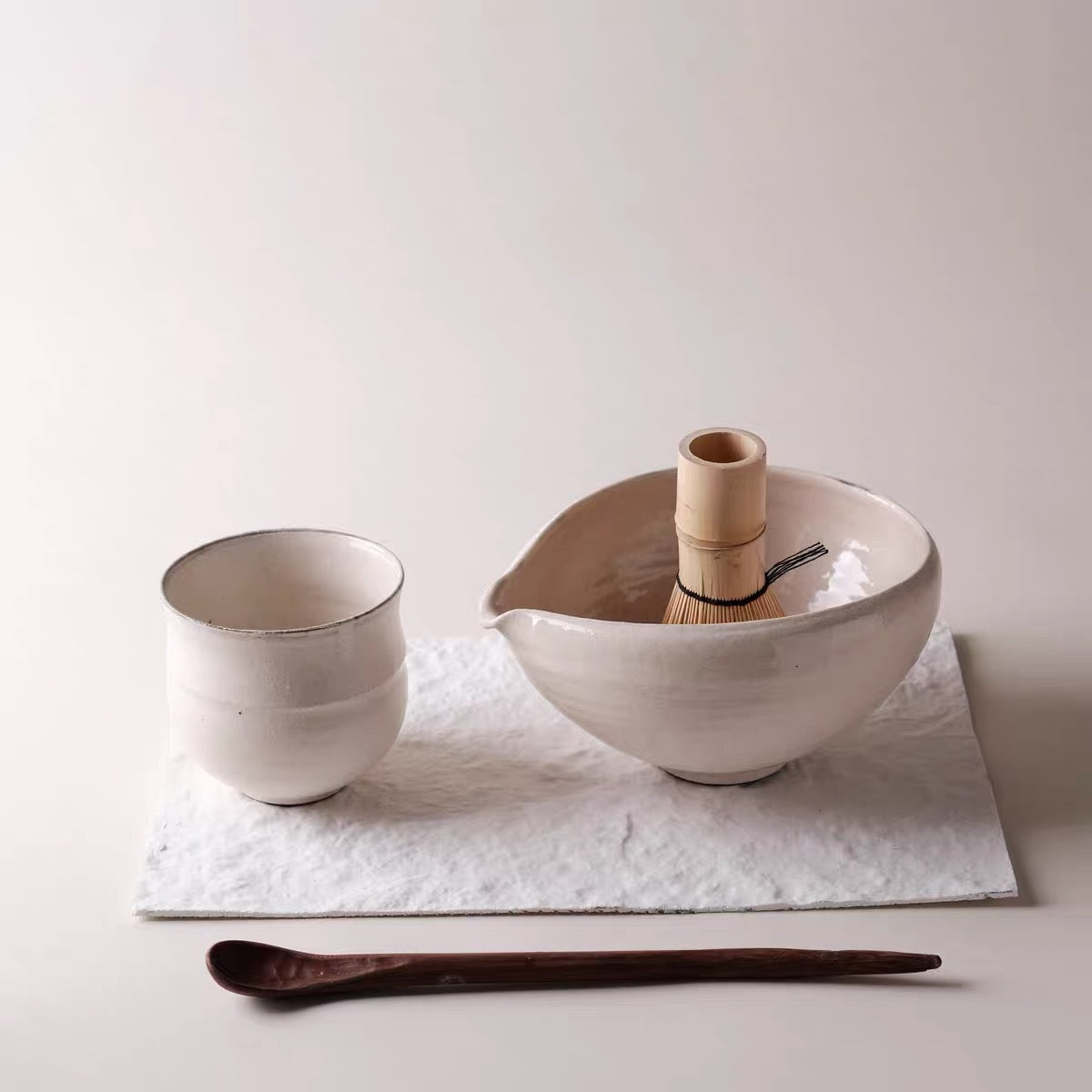 레인드롭 말차 푸어링 볼