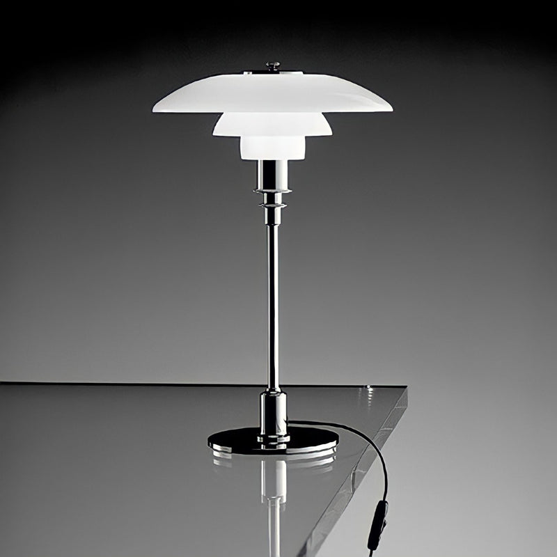 Danish Designer PH Glass Table Lamp
