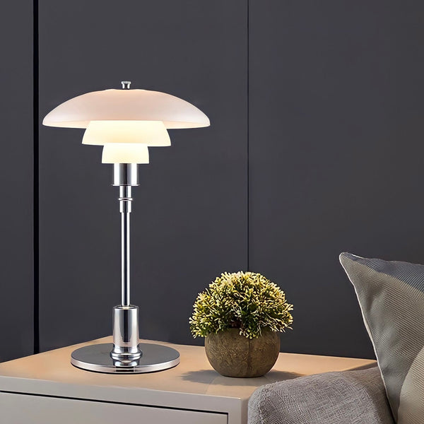 Danish Designer PH Glass Table Lamp