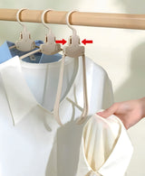 Klappbarer Kleiderbügel mit breitem Schulter design