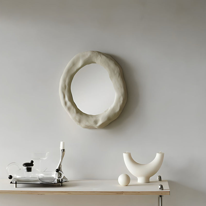 Wabi-Sabi Nordic Handcrafted Vanity Mirror
