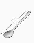 Kyoto Cutlery dessert spoon, 13 cm, with dimension markings