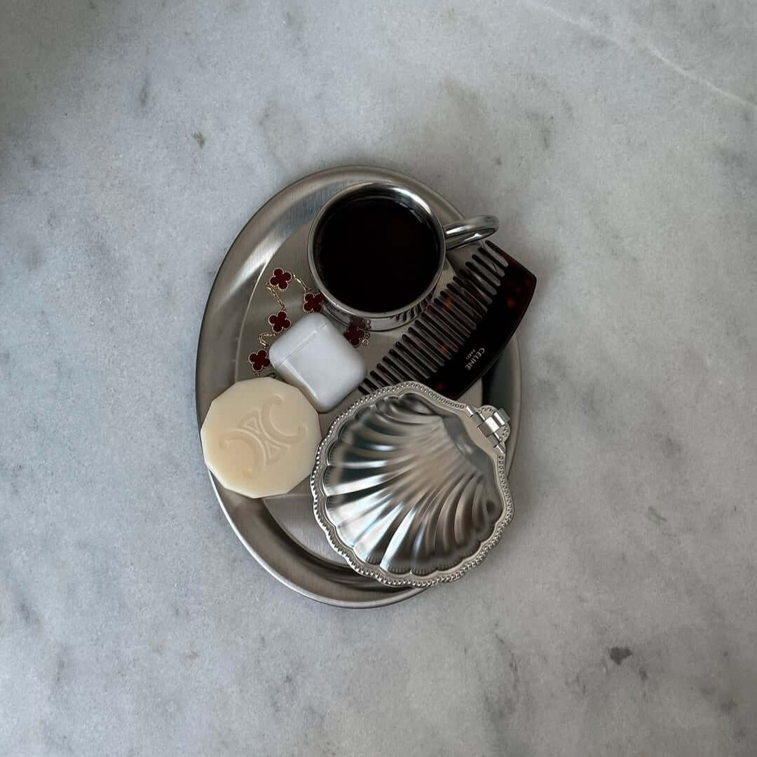 Vintage Metal Shell Box – LoveÉcru