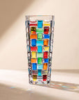 Tessera Hand-Painted Mosaic Vase