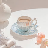 Pearl Shell Cup and Saucer Set