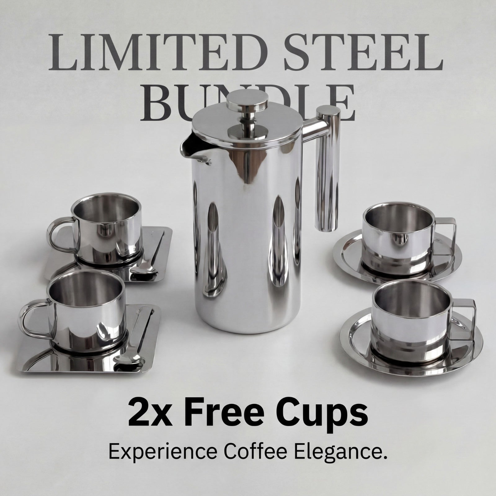 LoveEcru Steel Coffee Bundle
