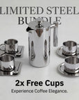 限量版鋼製套裝 - 贈送 2 個杯子