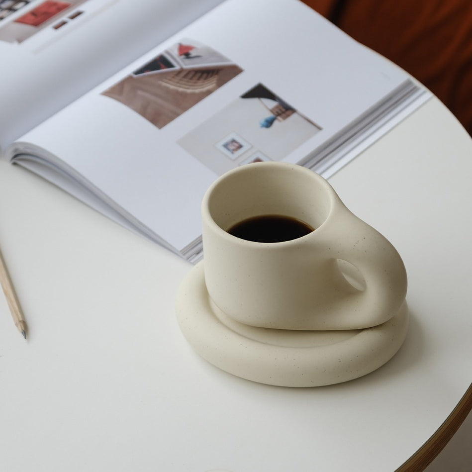 Nordic Minimalist Ceramic Plump Mug