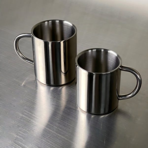 Stainless Steel Coffee Mugs Handle