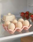Ceramic Wavy Egg Tray