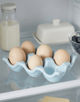 Ceramic Wavy Egg Tray